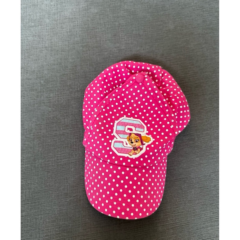 Nickelodeon Paw Patrol Skye Pink Polka Dot Adjustable Baseball Hat